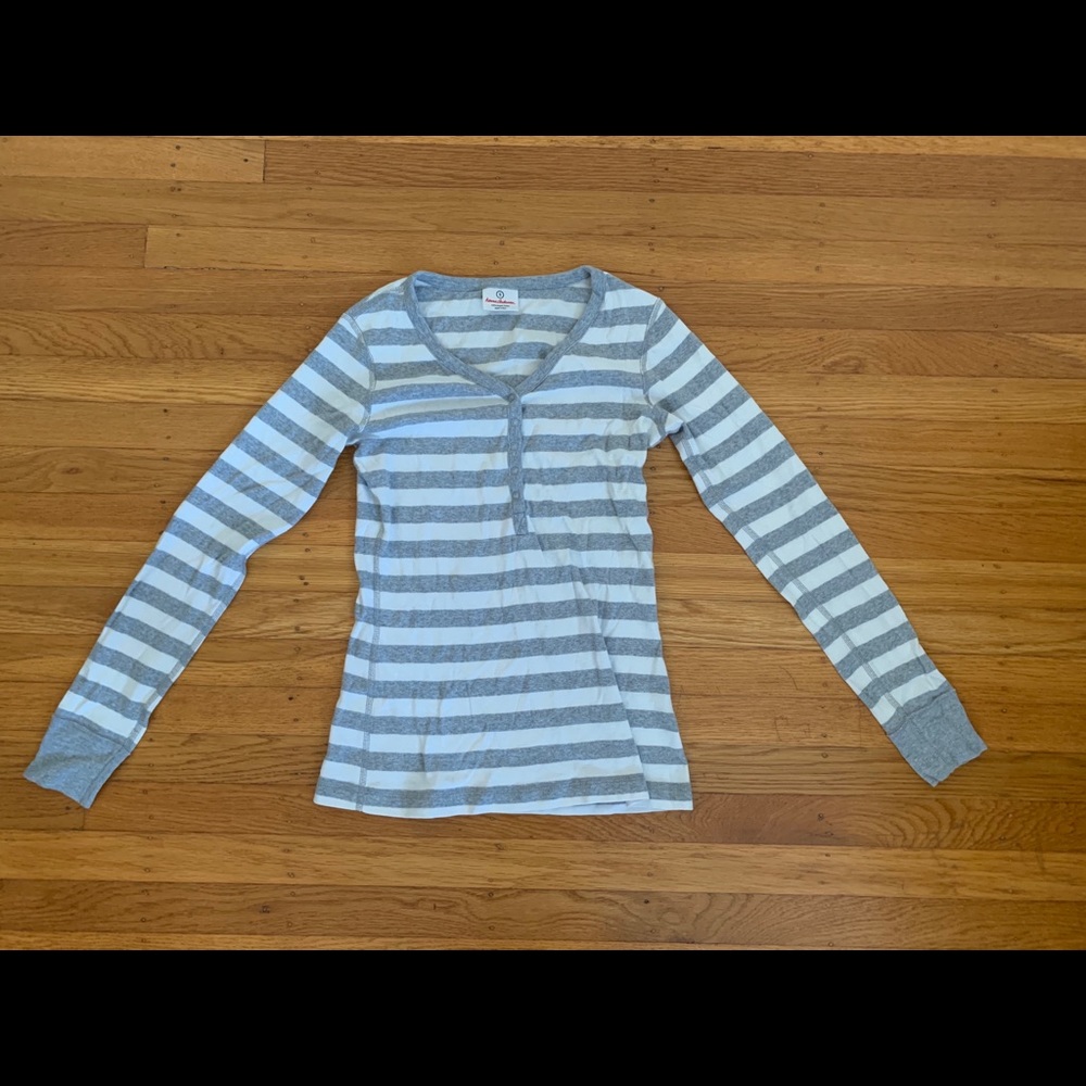 Hanna Andersson Women’s Pajamas Henley Top Size S